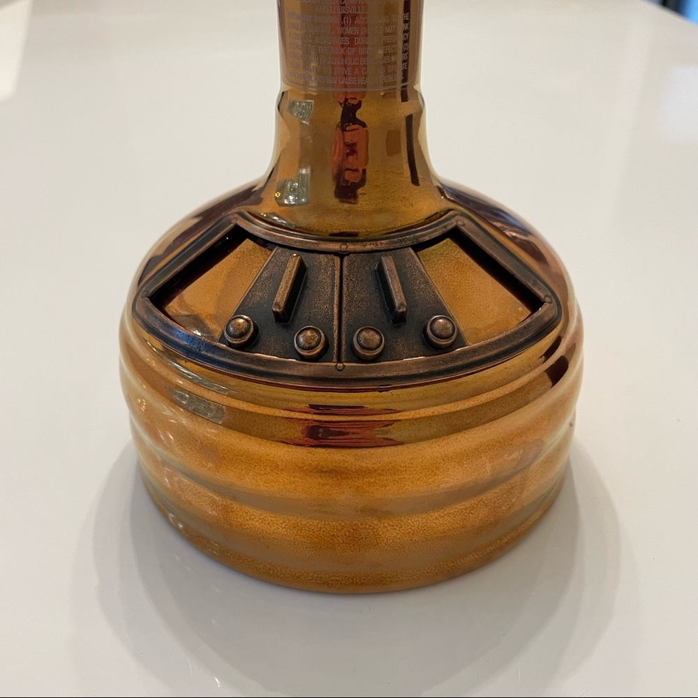 2013 Samuel Adams Utopias ceramic decanter with copper finish - Empty